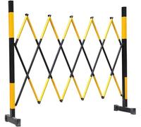Adjustable Retractable Metal Barrier - Expandable Crowd Control Gate for Stable Flow Management - Perfect for Outdoor Events and Gatherings