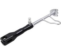 Adjustable Retractable Motorcycle Kickstand Black Side Stand Support Precision Engineered Reliable Performance Long Lasting Maintenance Replacement Off-Road Racing Workshop Repair