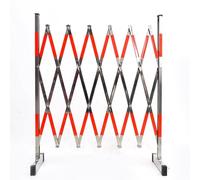 Adjustable Retractable Stainless Steel Safety Barrier - Portable Pet Fence for Garages, Schools & Shopping Malls, 3.5m Traffic Stopper, Durable & Lightweight Safety Solution