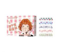 Adjustable Reusable Nose Shaper Strips, Memory Spine Cute Pattern Bridge Lifter, Pain-Free Skin-Friendly Contour Sticker for Daily Makeup