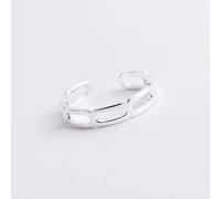 Adjustable Ring For Women,S Sterling SilverSilver Width Geometric Rectangle Round Stitching Minimalism Adjustable Open Knuckle Tail Ring Finger Joint Toe Ring Jewelry For Women Girls Gift Wedd