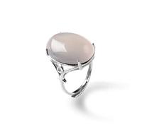 Adjustable Rings For Women, Adjustable Crystal Ring Fashionable Ring 7 Chakra Large Grey Agate Adjustable Open Ring Eternity Ring Energy Gemstone Ring Charm Jewelry Gifts For Men Women