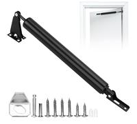 Adjustable Robust Door Closer with Soft Closing Function for Storm Doors, Black & White, Available Durable & Easy Assembly, Fly Screen Doors & Wooden Doors