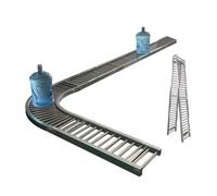 Adjustable Roller Conveyor SlidesVersatile Pressin Flow Rails for Woodworking Boat Trailers & Material Handling Extends 836 Inches for Optimal Efficiency
