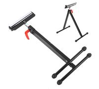 Adjustable Roller Stand Heavy Duty Steel Support for Saw Bench Equipment 67-110cm 1 Unit