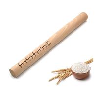 Adjustable Rolling pin Wooden Rolling Pins Long Kitchen Baking Wooden Rolling Pin Wooden Rolling Pin Set Rotating Centre Dough Roller Smooth Professional Rolling Pin for Baking Dough Pizza (30cm)