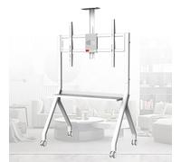 Adjustable Rolling Stand for Inctive Whiteboard TV and Camera Tray Floor Mount for Office Classroom Home Use Catible with ctronic Whiteboards and Displays