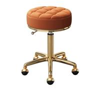 Adjustable Rolling Stool Faux Leather Seat & d e Perfect for Salon Spa & Makeup table & Design