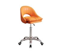Adjustable Rolling Stools with Wheels18 23" Saddle Chair for Hairstylists Mechanics & Office Use Back Support Thick Padded Seat for Comfort & Mobility
