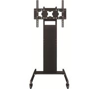 Adjustable Rolling TV Stand TV for 3275 Inch TVs FloortoCeiling Rotating TV Support Base with Lockable Wheels for Stable Mobility