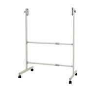 Adjustable Rolling Whiteboard Stand for 36" x 24" Whiteboard Height & Angle Adjustable Mobile Stand with Wheels for Classroom & Office Use (Color: White)