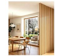 Adjustable Room Divider Panel - 8 Slats 225cm/88.5in Tall Ideal for Living Room Hallway & Restaurant Easy Installation Stylish and SpaceSaving Solution.