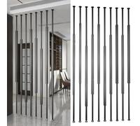 Adjustable Room Divider Partitions with NoDrill Installation Versatile Space Separator for Home & Office Easy to Set Up Stylish Privacy Solution