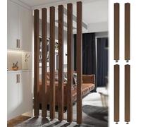 Adjustable Room Divider Posts - Privacy Screens for Home & Office, No Drilling Required, 6 Pieces, 175cm Tall