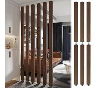 Adjustable Room Divider Posts - Privacy Screens for Home & Office, No Drilling Required, 6 Pieces, 175cm Tall