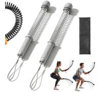 Adjustable Ropeless Battle Ropes 2026 New, Cordless Weighted Training Ropes for Home Gym, 3 lbs Heavy Duty Portable Cordless Battle Rope for Total-Body Sculpting, Cardio & Fat Burn, HIIT (Gray)