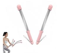 Adjustable Ropeless Battle Ropes for Men & Women,Space Saving Home Gym Equipment for Full Body Workout & Fat Burning (pink)