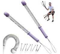 Adjustable Ropeless Battle Ropes, Ropeless Battle Ropes Adjustable Weight, Multi-Functional Fitness Training Ropes, Portable Battle Rope for Home Workout Adults (purple)