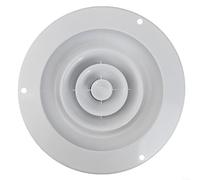 Adjustable Round Air Vent Cover, ABS Ceiling Wall Ducting Ventilation Diffuser, Rotating Control Indoor Exhaust System, Low Noise, for Kitchen Bathroom Office(300)