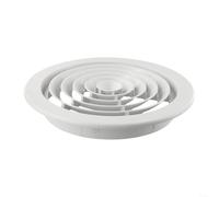Adjustable Round Air Vent Cover, ABS Ceiling Wall Ducting Ventilation Diffuser, Rotating Control Indoor Exhaust System, Low Noise, for Kitchen Bathroom Office(310)