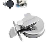 Adjustable Round Magnetic Seam Guide,Stainless Steel Strong Magnetic Base Sewing Accessory,Curved Edge for Rounded Hems Collars Circle Sewing Lock Stitch (1PCS)