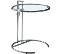 Adjustable Round Nesting End Table Set - C-Shaped Coffee Tables for Small Spaces, Living Room, Office & Bedroom - Transparent Design, Modern & Versatile