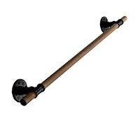 Adjustable Round Non-Slip Stair il Set - Sturdy Wall-Mounted Rustic Wood for Indoor Use - Unbreakable Support for Safe Climbing and Enhanced Safety