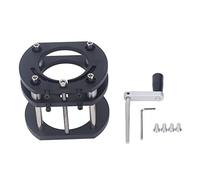 Adjustable Router Lifting Plat Form 4 Claw Grip Metal Milling Table Lifting System Aluminum Alloy Stainless Steel Support Rod for Electric Grooving Tenoning Trimming Chamfering