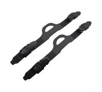 Adjustable Rubber Fin Strap Replacement S/M/L Black for Scuba Diving Fins | Easy installation on most fins secure fit for various foot sizes suitable for swimming snorkeling scuba diving(L)