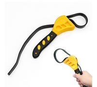 Adjustable Rubber Strap Wrench Set, Heavy Duty Reinforced Rubber Belt, Non-Slip Grip, Perfect for Loosening or Tightening Pipes, Oil Filters, Jar Lids, Plumbing Work