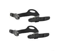 Adjustable Rubber Straps for Diving Fins Replaceable Buckles for an Optimal Diving Fit (M)
