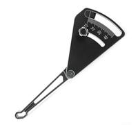 Adjustable Ruler 1/8 1/10 RC Car Height Adjustment, Rim Camber Ride Height Gauge(Black)