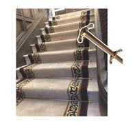 Adjustable Runner Polished Bar Bracket Hardware Secure Flooring Holders，Adjustable Stair Carpet Rods - Secure Floor Mat Bar for Stair Carpets, Ideal for Homes and Museums,