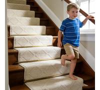 Adjustable Runner Polished Bar Bracket Hardware Secure Flooring Holders，Brass Carpet Rods for Stair Runners - Non-Slip Tubular Design with Fixing Brackets Stylish Safety Hardware for Secure