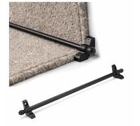 Adjustable Runner Polished Bar Bracket Hardware Secure Flooring Holders，Gold Stair Carpet Rods Set - Non-Slip Safety Hardware for Runners, Ideal for Villas, Hotels, Museums Durable Stair Tr