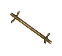 Adjustable Runner Polished Bar Bracket Hardware Secure Flooring Holders，Metal Rod Hold Carpet Runner for Stairs with Spherical Finial and Brackets, Easy Installation for Theaters, Museums, a
