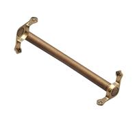 Adjustable Runner Polished Bar Bracket Hardware Secure Flooring Holders，Stair Carpet Rod,Anti-Slip Brass Carpet Fixing Rods, Stair Rug Guide Rail Fasteners for Wood/Porcelain, Rustproof - I