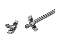 Adjustable Runner Polished Bar Bracket Hardware Secure Flooring Holders，Stair Carpet Rod,Brass Stair Carpet Gripper Bar in Long, Slip-Resistant, Durable, Easy Installation for Hotels & Art G