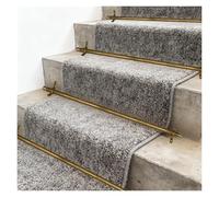 Adjustable Runner Polished Bar Bracket Hardware Secure Flooring Holders，Stair Carpet Rod,Custom Size Brass Stair Runner Rods for Indoor Staircases, Apartments, Theaters & Concert Halls - Du