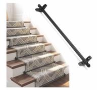 Adjustable Runner Polished Bar Bracket Hardware Secure Flooring Holders，Stair Rods for Carpet Runners, Decorative Brass Rods Set with Finials and Brackets, in for Home, Hotels, Cinemas