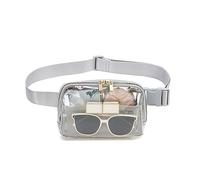 Adjustable Running Waist Bag Clear Pack Belt Bags for Travel and Short Trips Transparent Pack