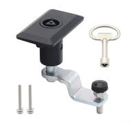 Adjustable RV Cabin Door Lock with Enhanced Security Features Nylon and Zinc Alloy, 2 Keys for Peace of Mind (Anti-pry-C)