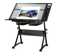 Adjustable s Drafting Table with Sto Ders - Versatile Art and Design Stat for Sketching Painting & Creative Projects - Perfect for Artists & Designers