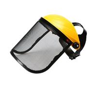 Adjustable Safety Face Shield with Wire Visor - Protective Headgear for Gardening, Forestry & Logging, Heavy Duty Face Masque for Men Women, Compatible with Chainsaw, Strimmer & Trimming Tasks