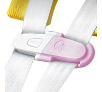 Adjustable Safety Harness, Secure Seat Belt Lock, Universal Clip with Anti Slip Design, Sturdy ABS Chest Fastener, Belt Lock with Childproof Style, Restraint Accessory for Car Seats and Strollers