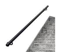 Adjustable Safety il - 1m to 3m Wall-Mounted Pipe Railing for Stairs Indoor/Outdoor Support Bar for Elderly & Kids -Easy Install (20ft/600cm)