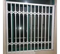 Adjustable Safety Window Ber Expandable Mesh Guard to Prevent Falls Secure Protect for Kids & Pets (Width 120cm x Height 60cm)