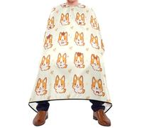 Adjustable Salon Cape, Cute Dogs, Haircut Apron Gown Personalised Hair Cape for Styling Coloring Haircut
