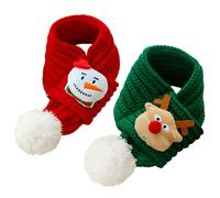 Adjustable Santa Dog Bandana - Soft Cozy Winter Neck Warmer for Pets, Holiday Scarf for Dogs, Cats & Kittens