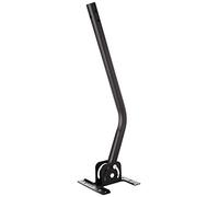 Adjustable Satellite Dish Antenna Mount 1 Inch for Roof or Wall Installation, TV J Pole Mounting Bracket Weatherproof, Hardware Included